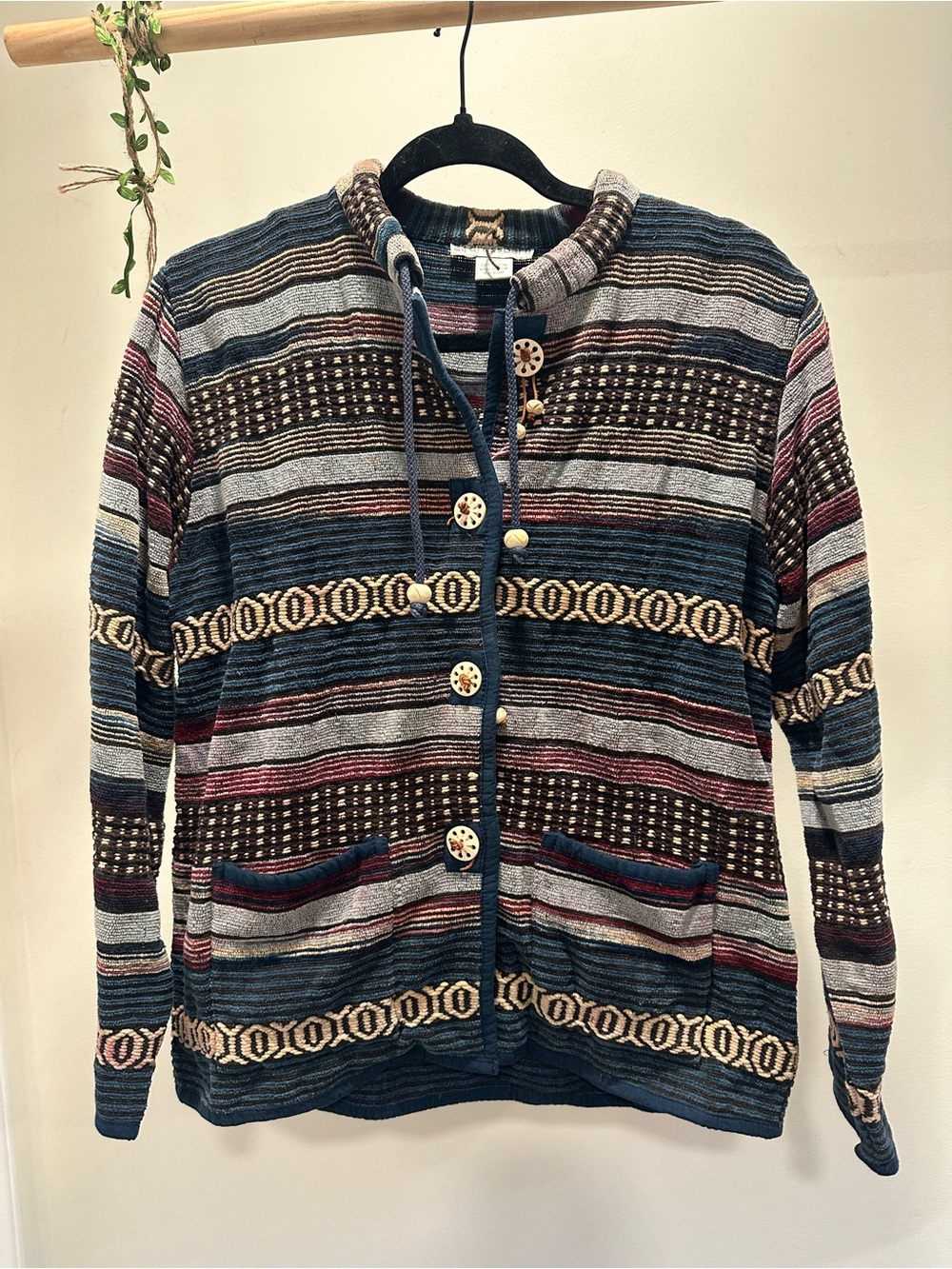 Women’s S | Vintage 90s Dressbarn Southwestern Woven Tapestry Cardigan Jacket